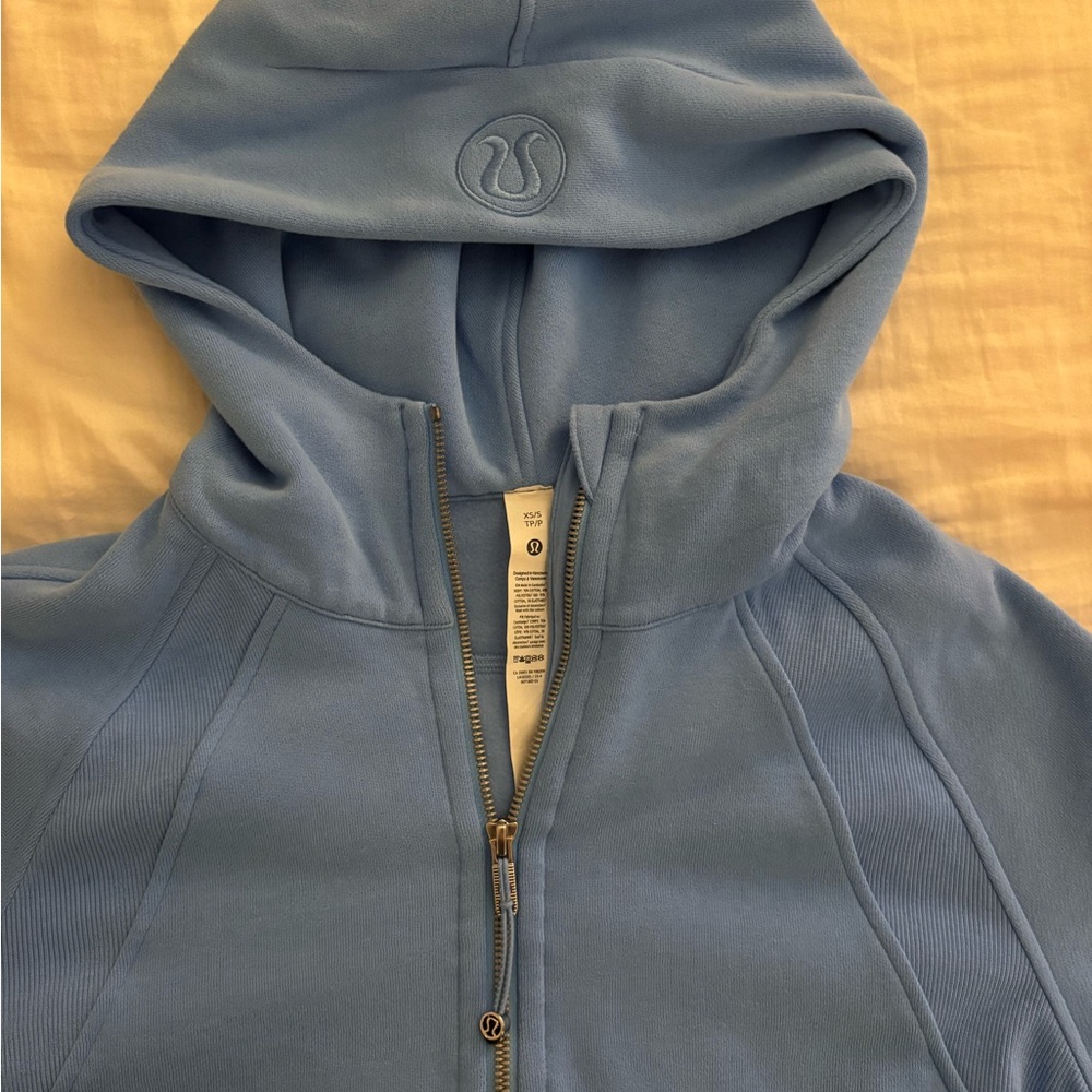 Lululemon Athletica Light Blue Zip-Up Jacket - Picture 3 of 3